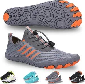 Hike Barefoot Shoes for Women Men - Quick Dry Wide Toe Box Beach Swim Athletic Sports Shoes, Non-Slip Hike Yoga Lightweight Footwear Aqua Hiking Walking Kayaking Diving Surfing