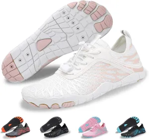 Hike Barefoot Shoes for Women Men - Quick Dry Wide Toe Box Beach Swim Athletic Sports Shoes, Non-Slip Hike Yoga Lightweight Footwear Aqua Hiking Walking Kayaking Diving Surfing
