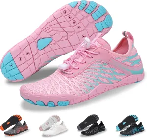 Hike Barefoot Shoes for Women Men - Quick Dry Wide Toe Box Beach Swim Athletic Sports Shoes, Non-Slip Hike Yoga Lightweight Footwear Aqua Hiking Walking Kayaking Diving Surfing