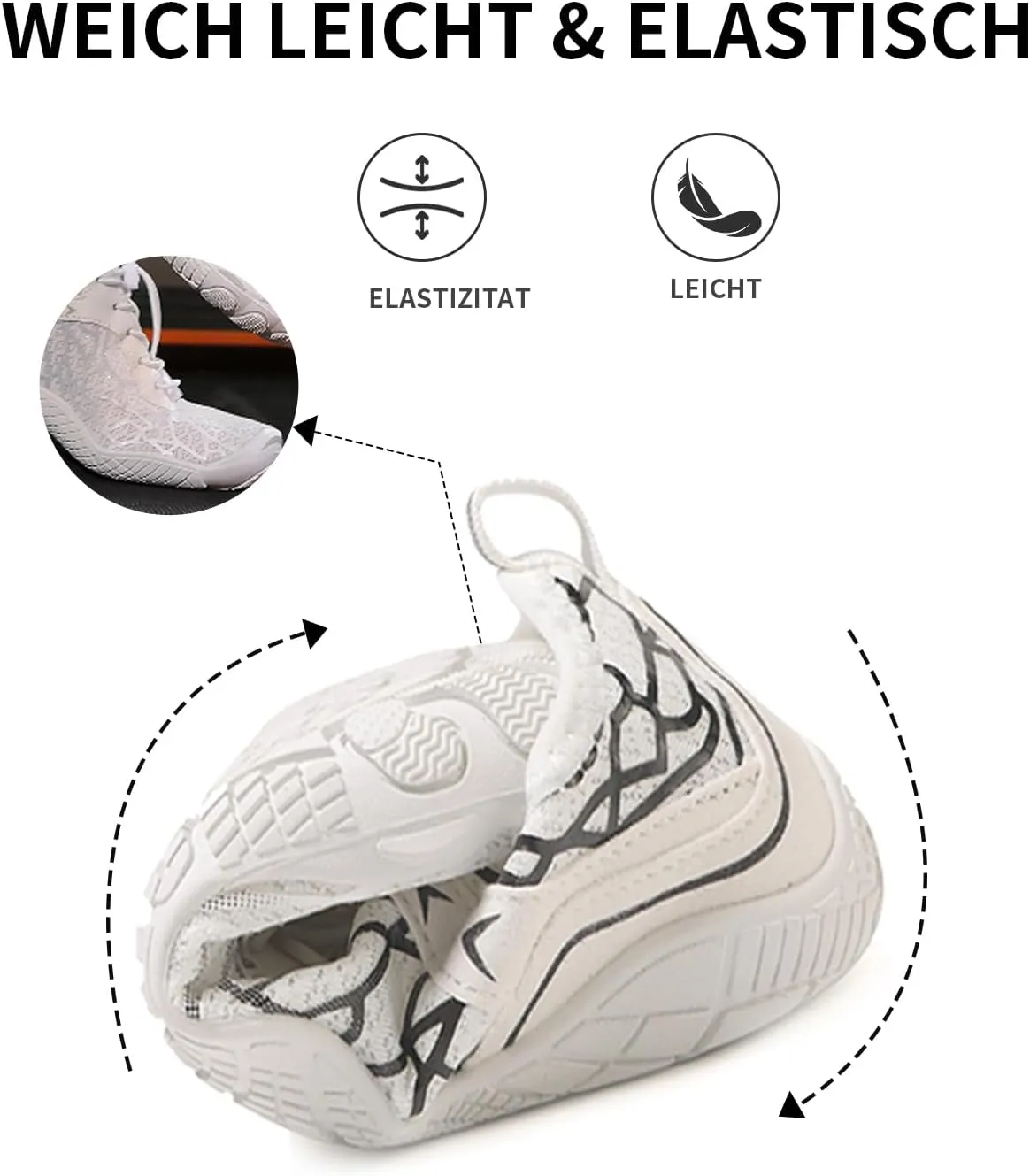 Hike Barefoot Shoes for Women Men - Quick Dry Wide Toe Box Beach Swim Athletic Sports Shoes, Non-Slip Hike Yoga Lightweight Footwear Aqua Hiking Walking Kayaking Diving Surfing