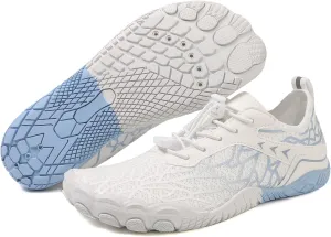 Hike Barefoot Shoes for Women Men Waterproof Trail Running Healthy & Non-Slip Barefoot Shoes Beach Pool Aqua Swim Surf Hiking Walking Footwear with Wide Toe Box