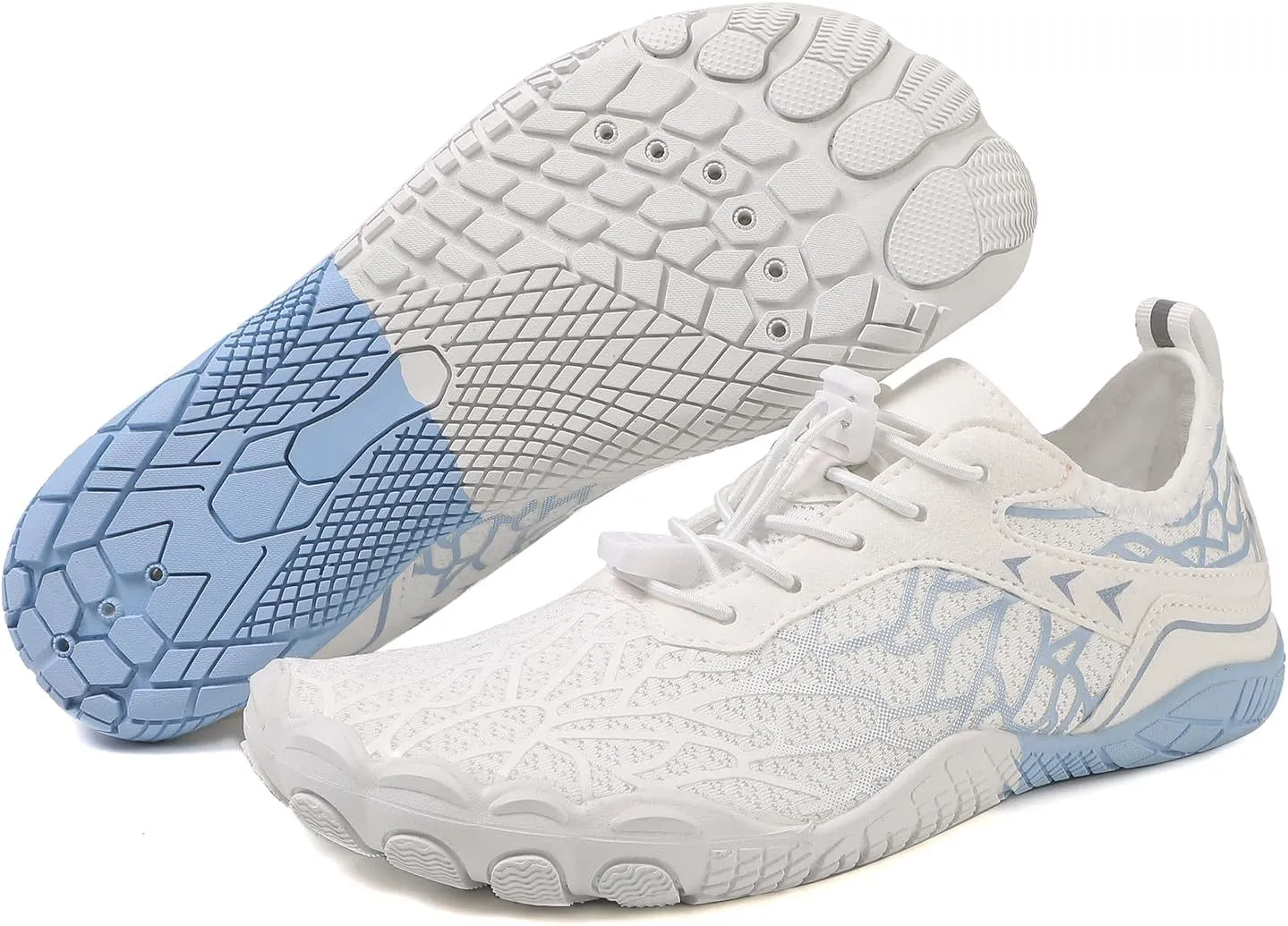 Hike Barefoot Shoes for Women Men Waterproof Trail Running Healthy & Non-Slip Barefoot Shoes Beach Pool Aqua Swim Surf Hiking Walking Footwear with Wide Toe Box