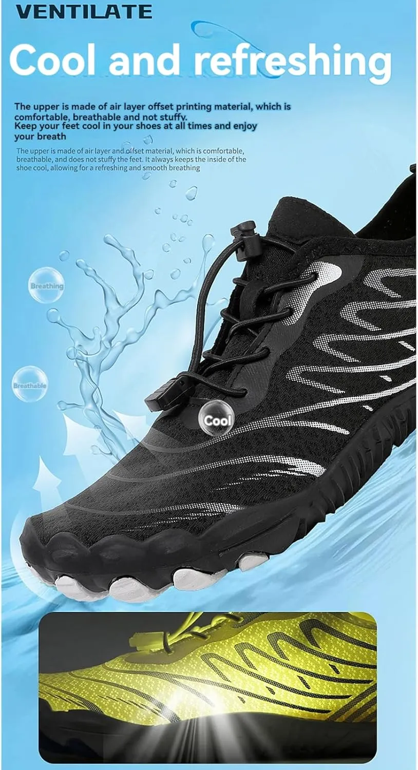 Hike Barefoot Shoes Women Men Pro Footwear Barefoot Shoes Womens Wide Toe Box Healthy & Non-Slip Athletic Hiking Walking Barefoot Shoes Unisex