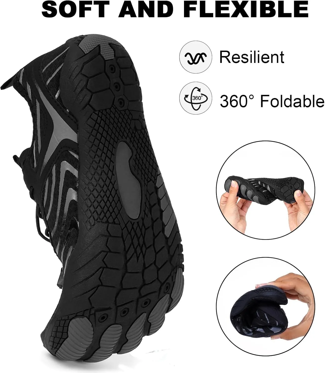 Hike Barefoot Shoes Women Men, Womens Footwear, Healthy & Non-Slip, Trail Running Shoes with Wide Toe and Zero Drop, for Both Genders, as Grounded Footwear