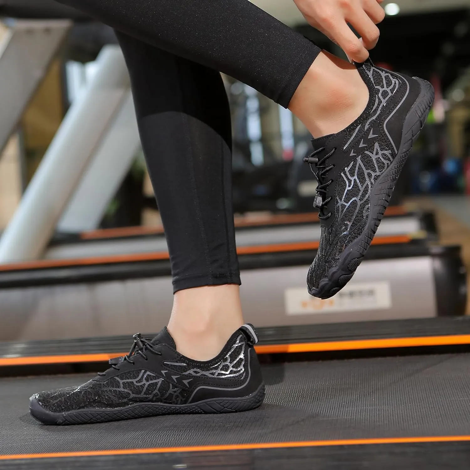 Hike Barefoot Shoes Women Wide Toe Box Grounded Footwear for Men Water Resistant Breathable Non Slip Shoes Minimalist Athletic Walking Running Sneakers Lightweight Hiking Shoe Unisex