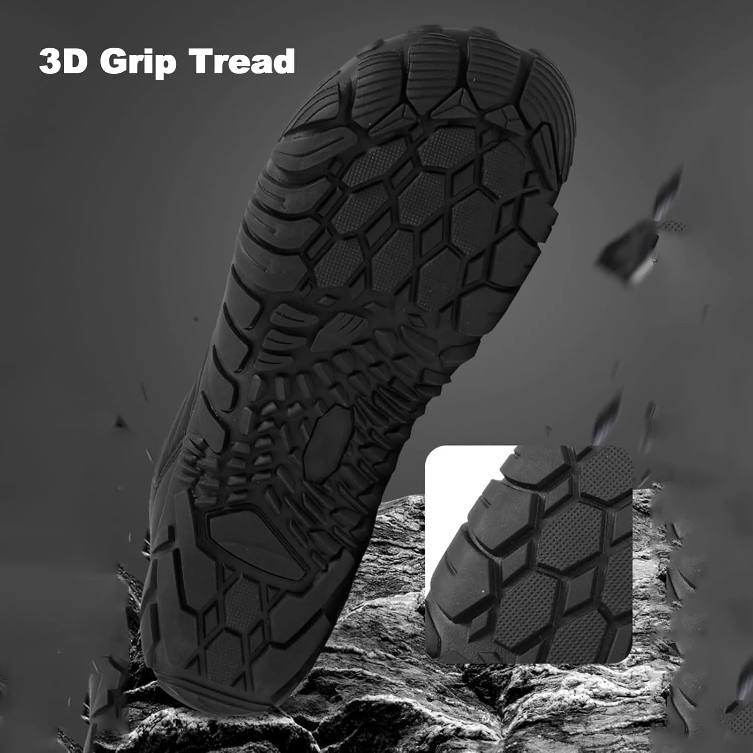 Hike Waterproof Barefoot Shoes Men or Hike Barefoot Shoes Womens Walking Hiking Boots for Women Men Trail Running Healthy Non-Slip