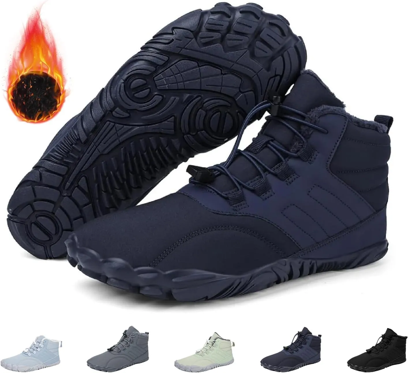 Hike Waterproof Barefoot Shoes Men or Hike Barefoot Shoes Womens Walking Hiking Boots for Women Men Trail Running Healthy Non-Slip