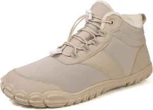 Hike Waterproof Winter Barefoot Shoes, Walking Hiking Boots for Women Men Trail Running Healthy Non-Slip
