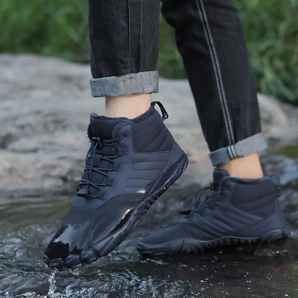 Hike Winter Footwear Barefoot Shoes Women Men, 2024 Waterproof Wide Toe Box Barefoot Shoes, Walking Boots