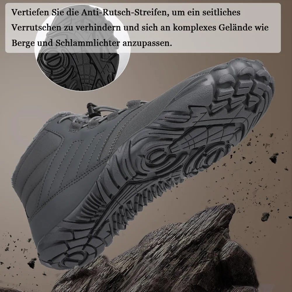 Hike Winter Footwear Barefoot Shoes Women Men, 2024 Waterproof Wide Toe Box Barefoot Shoes, Walking Boots