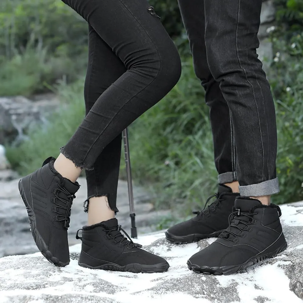 Hike Winter Footwear Barefoot Shoes Women Men, 2024 Waterproof Wide Toe Box Barefoot Shoes, Walking Boots