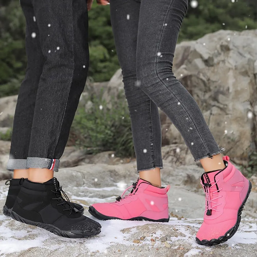 Hike Winter Footwear Barefoot Shoes Women Men, 2024 Waterproof Wide Toe Box Barefoot Shoes, Walking Boots