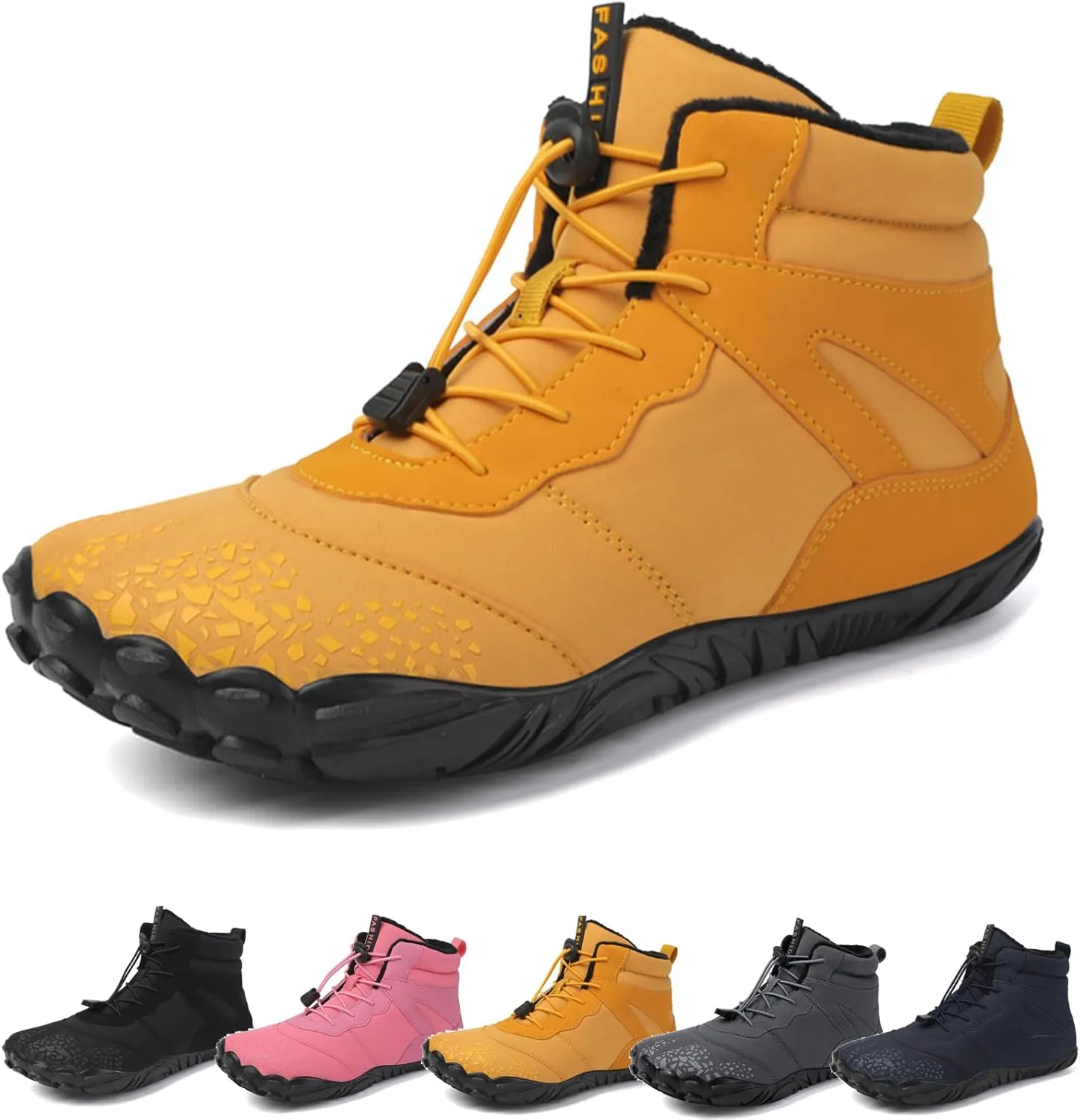 Hike Winter Footwear Barefoot Shoes Women Men, 2024 Waterproof Wide Toe Box Barefoot Shoes, Walking Boots