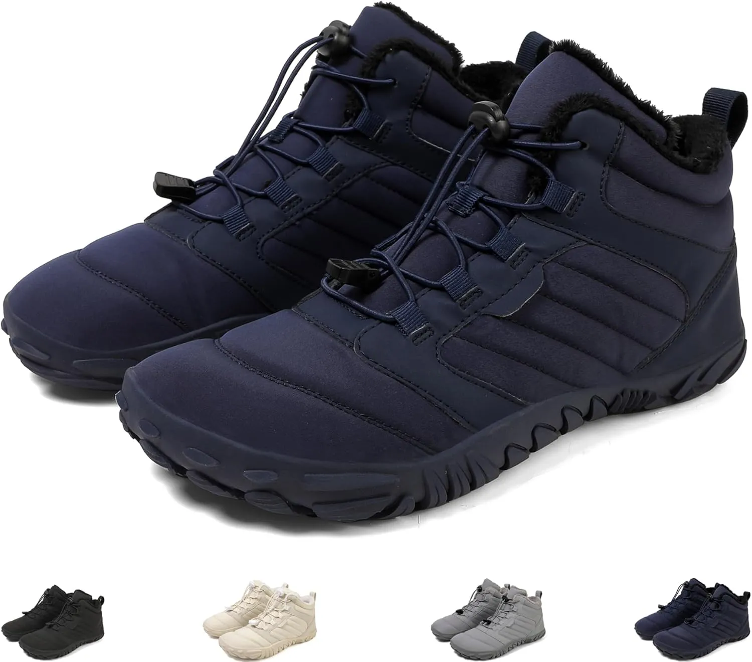 Hike Winter Footwear Barefoot Shoes Womens, Waterproof Hiking Boots, Wide Wide Toe Box Walking Shoes Men