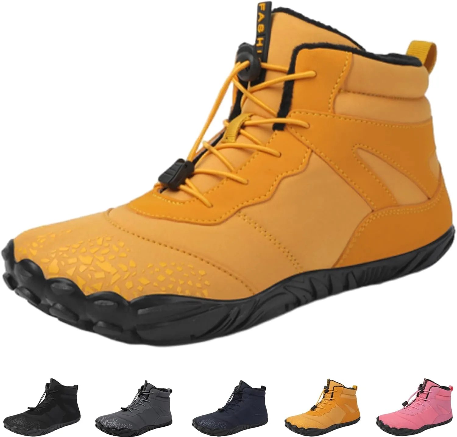 Hike Winter Footwear Barefoot Shoes Womens, Waterproof Hiking Boots, Wide Wide Toe Box Walking Shoes Men