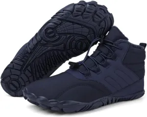 Hike Winter Footwear Barefoot Womens Mens, Waterproof Non-Slip Barefoot Winter Boots Wide Toe Box