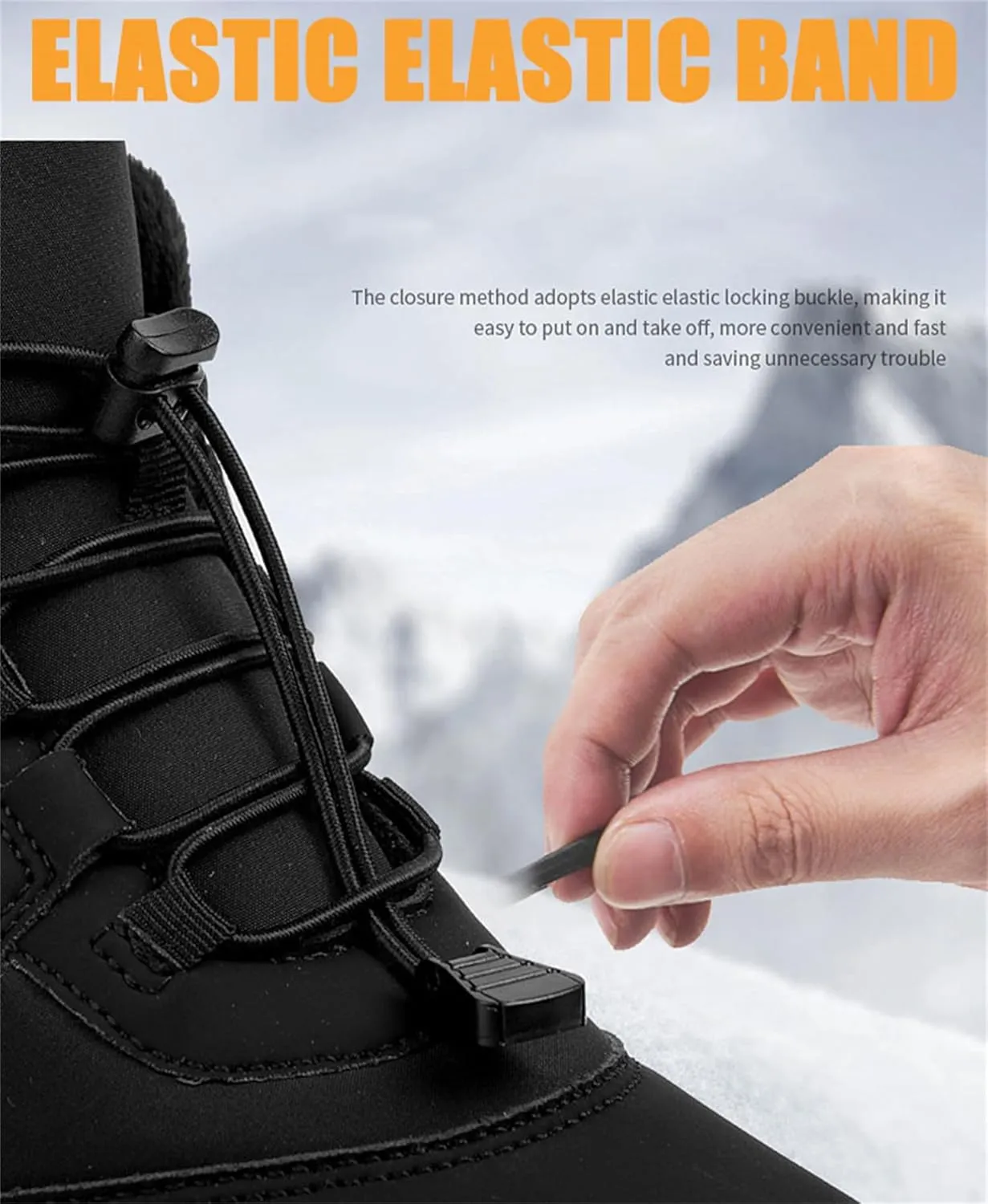 Hike Winter Footwear Barefoot Womens Mens, Waterproof Non-Slip Barefoot Winter Boots Wide Toe Box