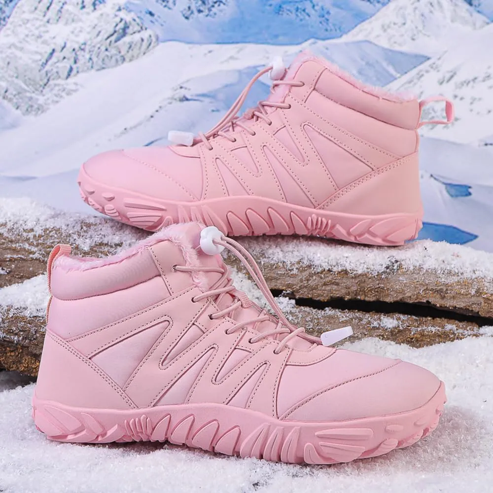 Hike Winter Footwear Barefoot Womens, Walking Hiking Winter Barefoot Shoes Women, Barefoot Shoes Men Women Waterproof Wide Toe Box Boots