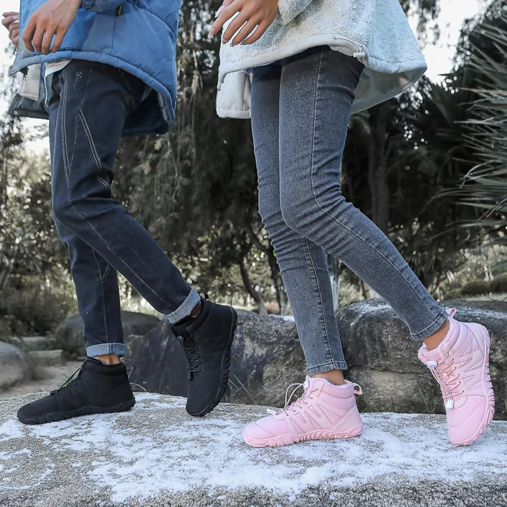 Hike Winter Footwear Barefoot Womens, Walking Hiking Winter Barefoot Shoes Women, Barefoot Shoes Men Women Waterproof Wide Toe Box Boots