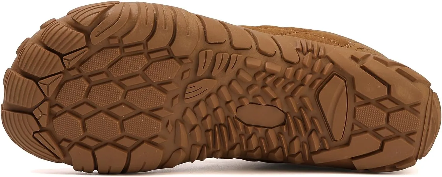 Hike Winter Footwear Barefoot Womens, Warm Waterproof Hiking Winter Barefoot Shoes Men, Anti-slip Barefoot Boots Winter
