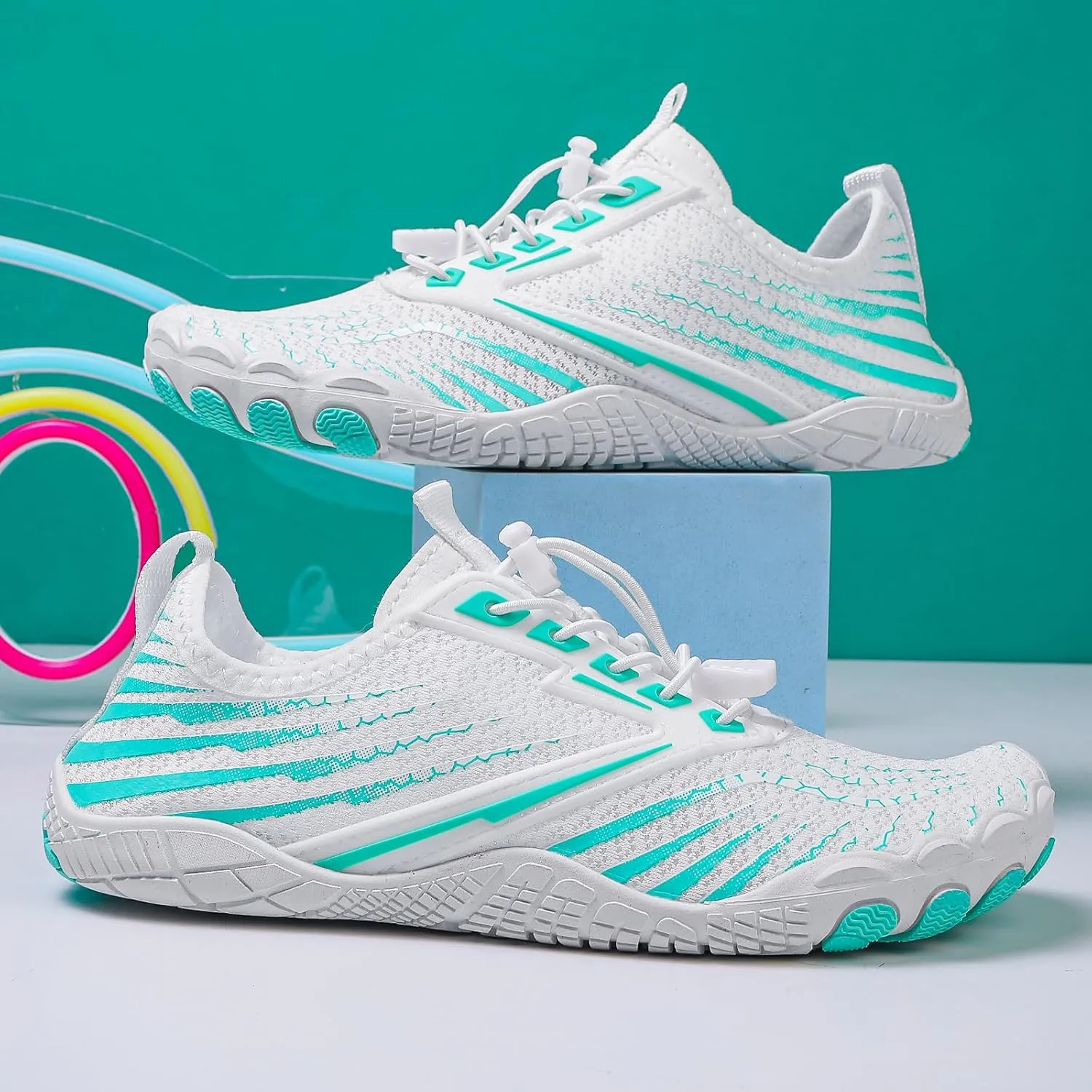 Hiking Footwear Barefoot Womens Shoes Non-Slip Outdoor Unisex Grounded Footwear Barefoot Shoes for Neuropathy Women&Men Water Pro Barefoot Wide Toe Box Sneakers Athletic Quick-Dry Beach Swim Yoga