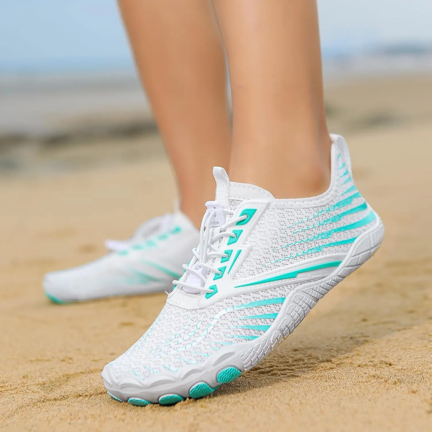 Hiking Footwear Barefoot Womens Shoes Non-Slip Outdoor Unisex Grounded Footwear Barefoot Shoes for Neuropathy Women&Men Water Pro Barefoot Wide Toe Box Sneakers Athletic Quick-Dry Beach Swim Yoga