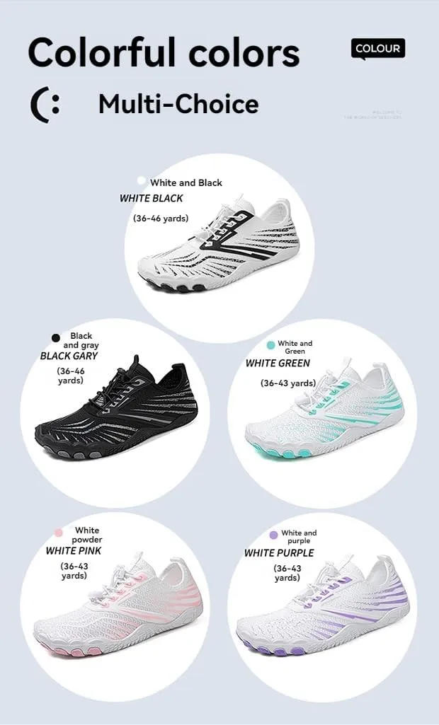 Hiking Footwear Barefoot Womens Shoes Non-Slip Outdoor Unisex Grounded Footwear Barefoot Shoes for Neuropathy Women&Men Water Pro Barefoot Wide Toe Box Sneakers Athletic Quick-Dry Beach Swim Yoga