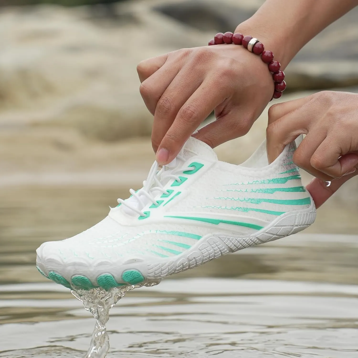 Hiking Footwear Barefoot Womens Shoes Non-Slip Outdoor Unisex Grounded Footwear Barefoot Shoes for Neuropathy Women&Men Water Pro Barefoot Wide Toe Box Sneakers Athletic Quick-Dry Beach Swim Yoga