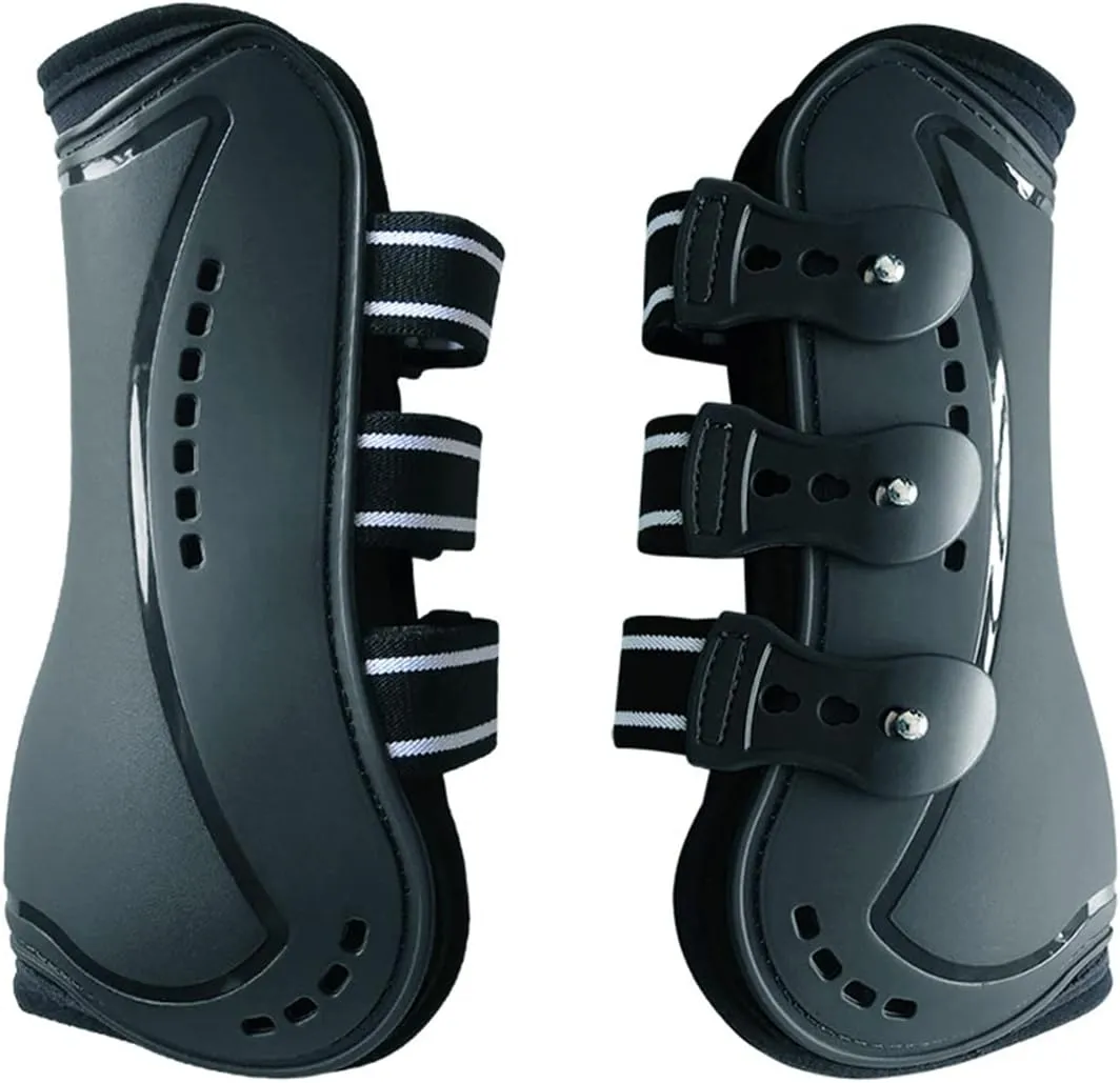 Horse Boots Open Front Jumping Tendon Sport Boots, Secure Leg Protection, Classic Equine Supplies