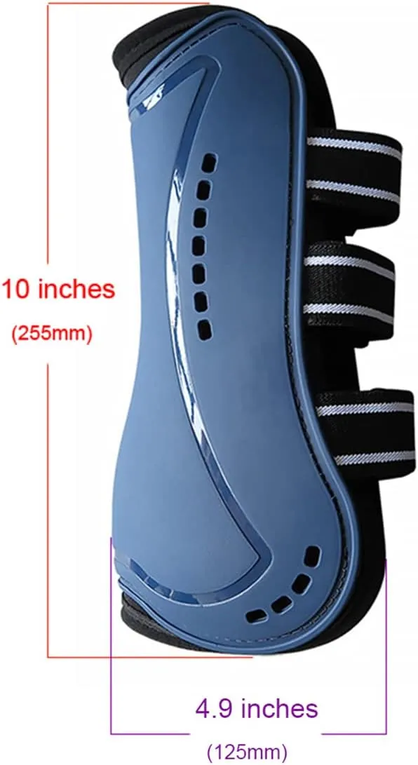 Horse Boots Open Front Jumping Tendon Sport Boots, Secure Leg Protection, Classic Equine Supplies
