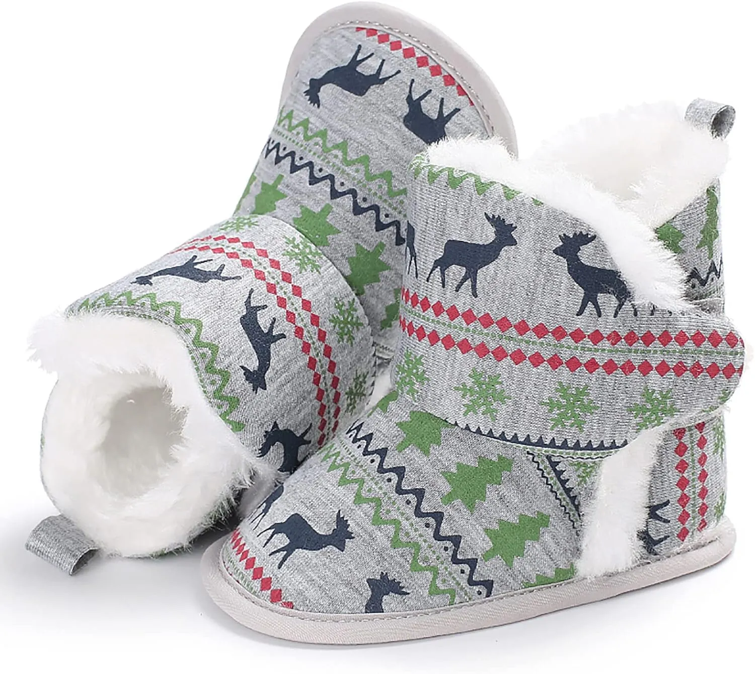 Hot High Tops Christmas Snowflake Print Shoe Baby Girls Boys Soft Booties Warm Snow Boots Infant Toddler Warming Shoes Baby Girl Sneakers 24 Months