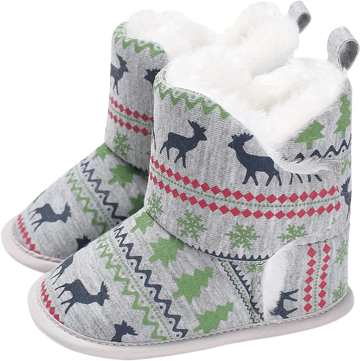 Hot High Tops Christmas Snowflake Print Shoe Baby Girls Boys Soft Booties Warm Snow Boots Infant Toddler Warming Shoes Baby Girl Sneakers 24 Months