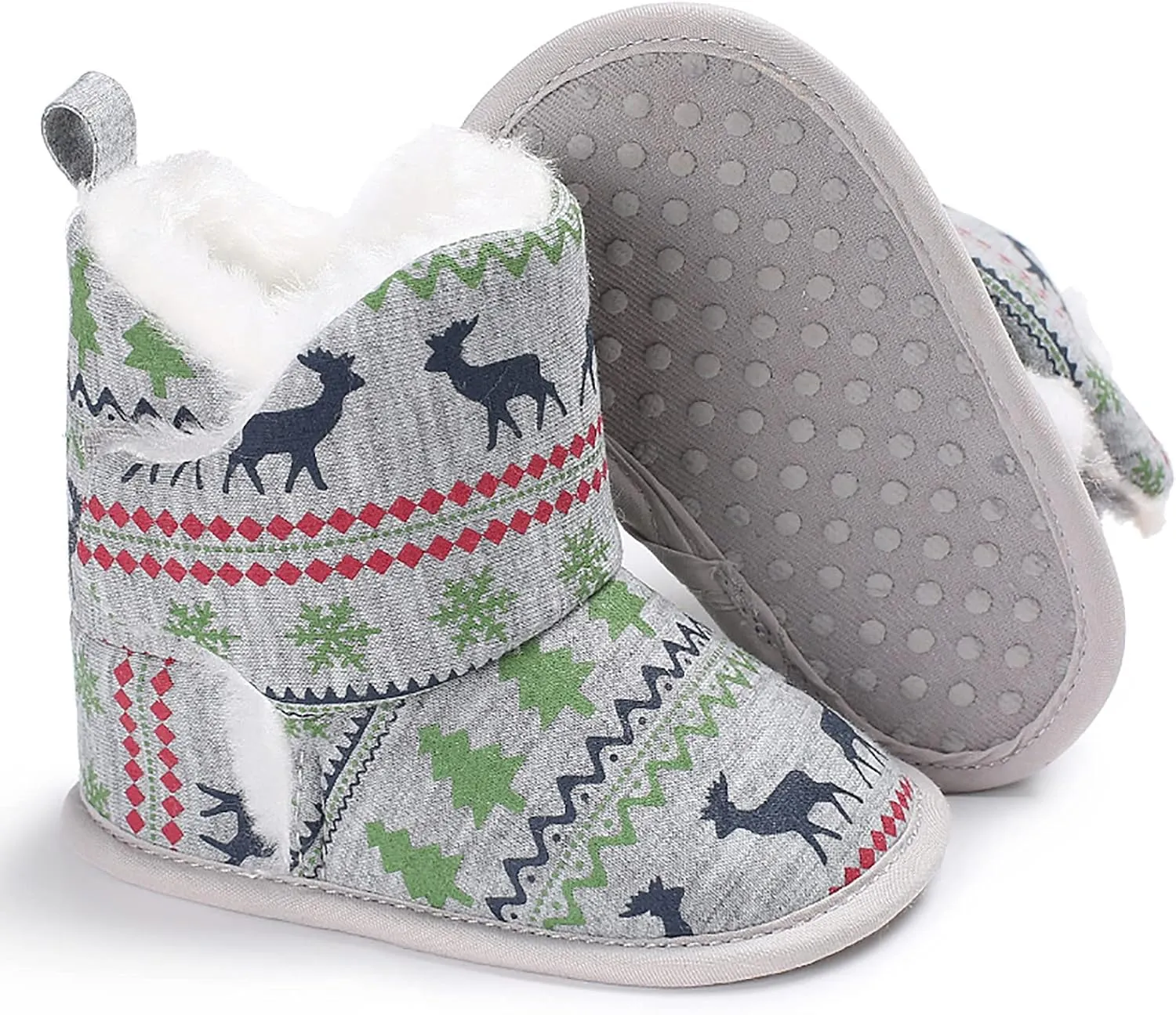 Hot High Tops Christmas Snowflake Print Shoe Baby Girls Boys Soft Booties Warm Snow Boots Infant Toddler Warming Shoes Baby Girl Sneakers 24 Months