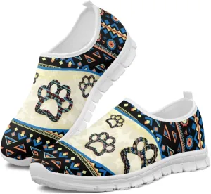 Howilath Western Aztec Slip on Loafers for Women Casual Shoes Anti-Skid Running Sneakers for Travel Indoor Training