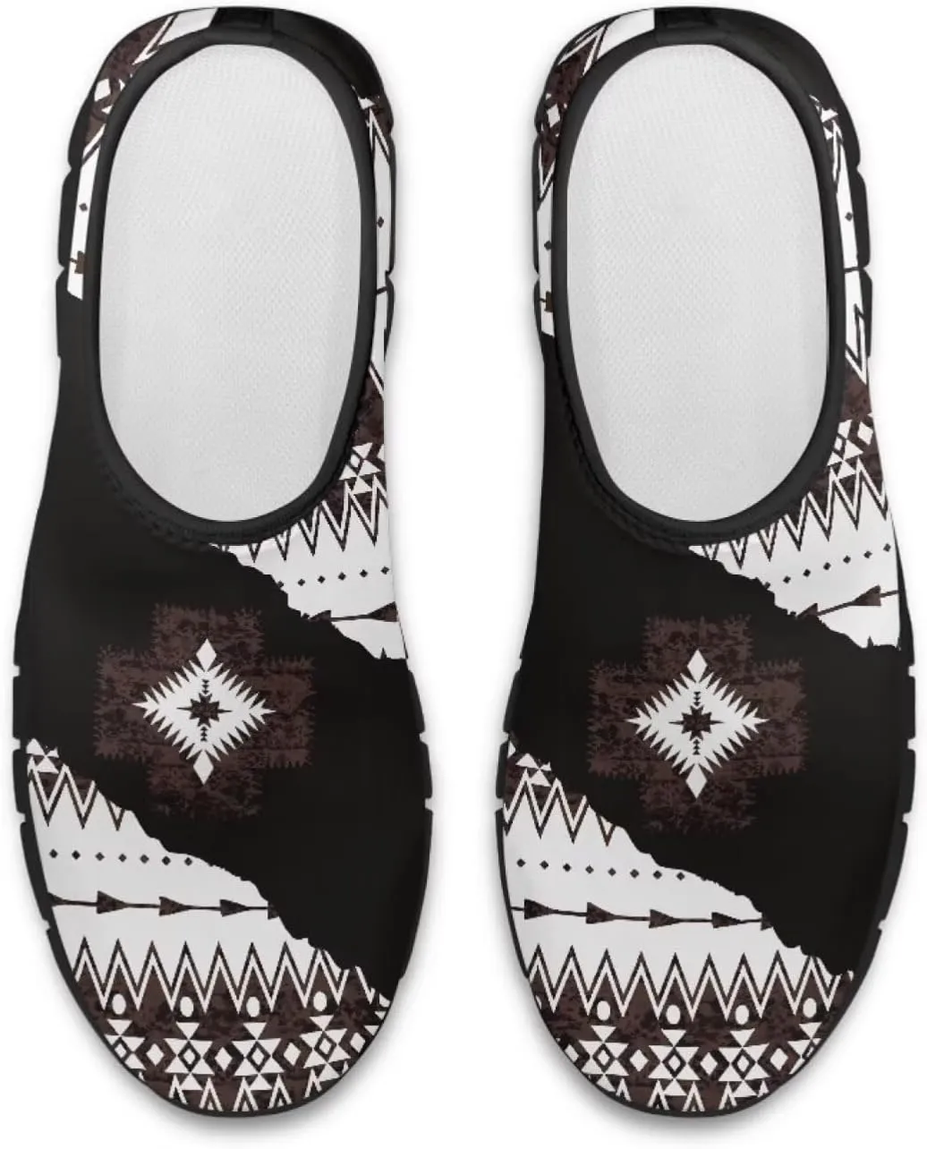 Howilath Western Tribal Aztec Mens Slip on Loafers Casual Shoes Running Sneakers Breathable Hands Free Shoes