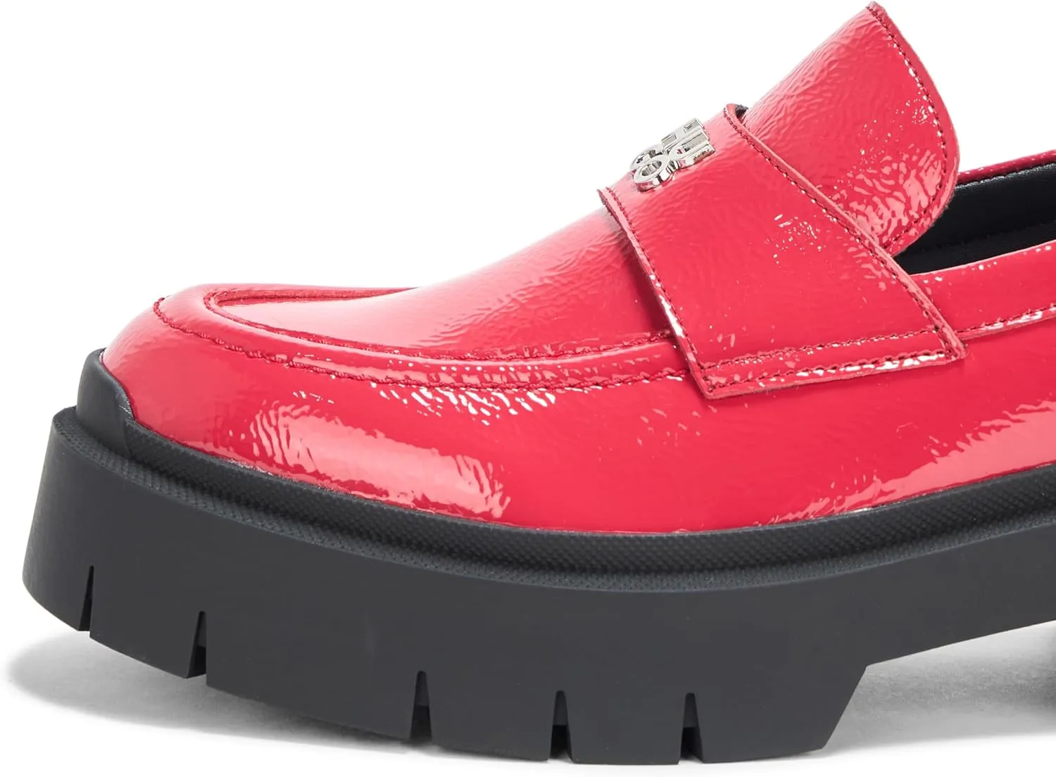 HUGO Women's Kris Chunky Platform Leather Loafer