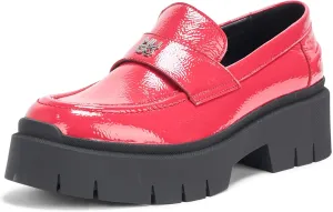 HUGO Women's Kris Chunky Platform Leather Loafer