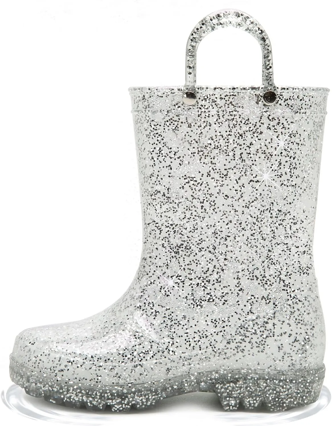 HugRain Toddler Kids Lightweight Adorable Rain Boots