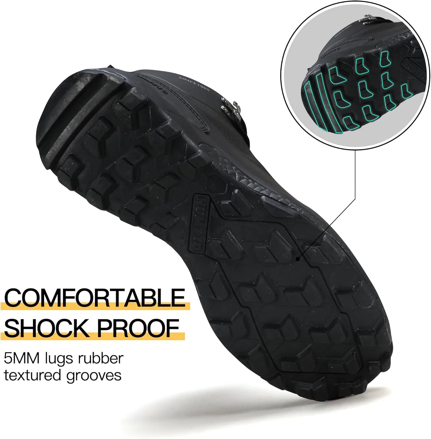 HUMTTO Men's All-Terrain Waterproof Hiking Boots Lightweight Breathable Outdoor Ankle Boots Trekking Hiking Shoes