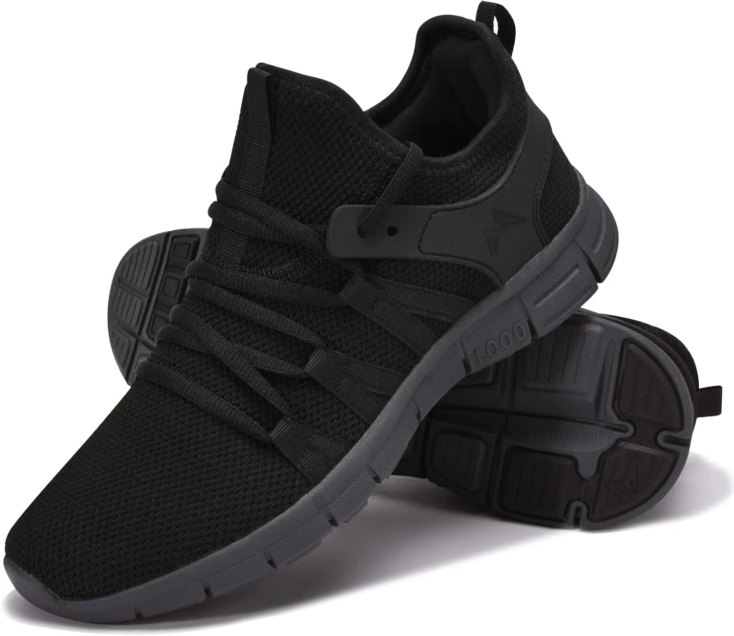 INZCOU Running Shoes Lightweight Tennis Shoes Non Slip Gym Workout Shoes Breathable Mesh Walking Sneakers