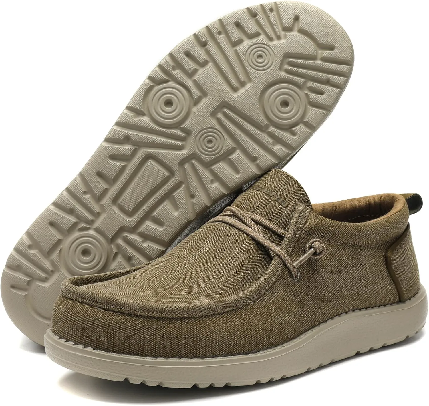 ITAZERO Men Extra Wide Shoes - 4E to 5E Wide Toe Box Shoes for Men XX Wide Width Swollen Feet - Men's Loafers & Slip-ons with Arch Support Insole for Plantar Fasciitis
