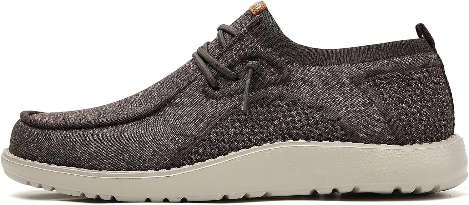 ITAZERO Men Extra Wide Shoes - 4E to 5E Wide Toe Box Shoes for Men XX Wide Width Swollen Feet - Men's Loafers & Slip-ons with Arch Support Insole for Plantar Fasciitis