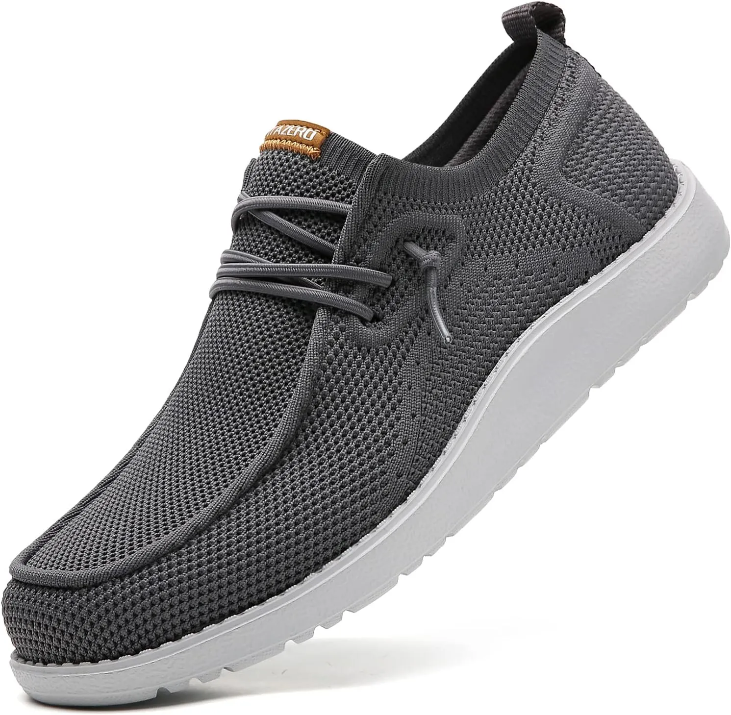 ITAZERO Men Extra Wide Shoes - 4E to 5E Wide Toe Box Shoes for Men XX Wide Width Swollen Feet - Men's Loafers & Slip-ons with Arch Support Insole for Plantar Fasciitis