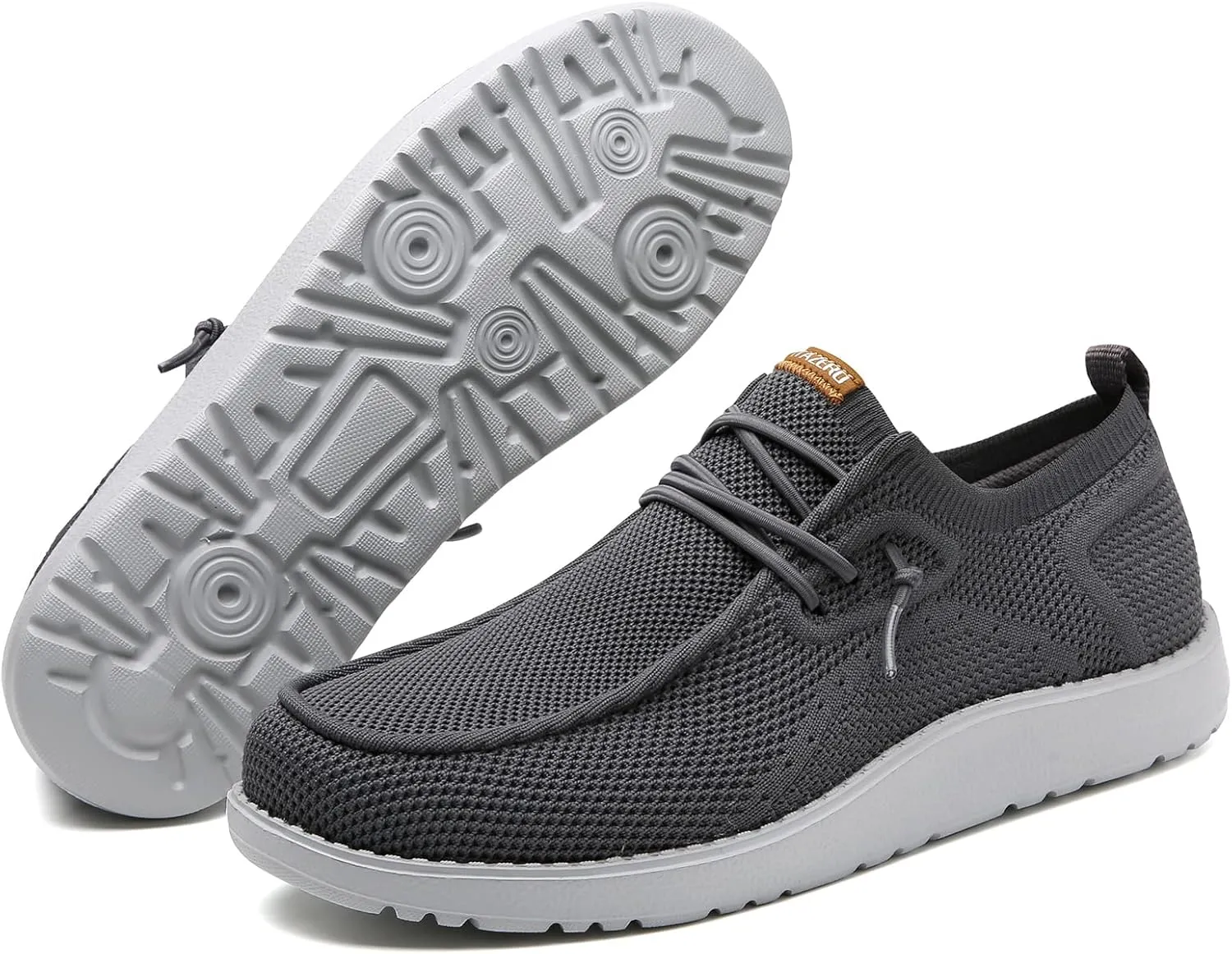ITAZERO Men Extra Wide Shoes - 4E to 5E Wide Toe Box Shoes for Men XX Wide Width Swollen Feet - Men's Loafers & Slip-ons with Arch Support Insole for Plantar Fasciitis