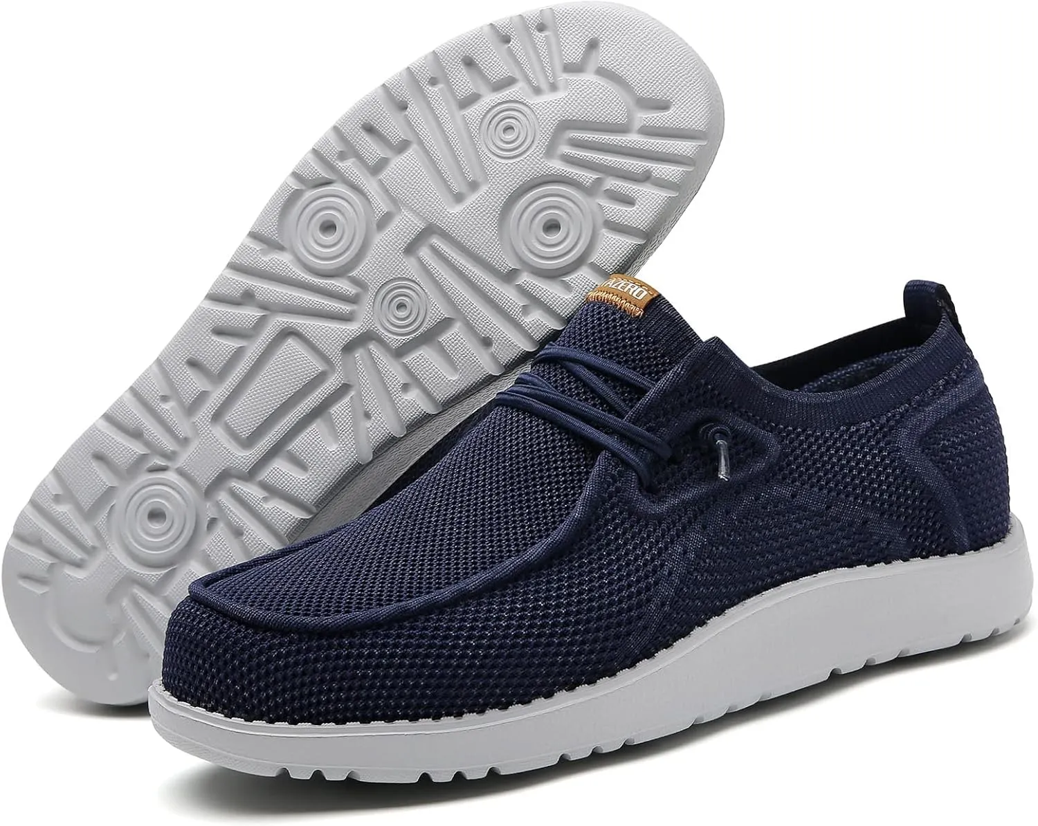 ITAZERO Men Extra Wide Shoes - 4E to 5E Wide Toe Box Shoes for Men XX Wide Width Swollen Feet - Men's Loafers & Slip-ons with Arch Support Insole for Plantar Fasciitis