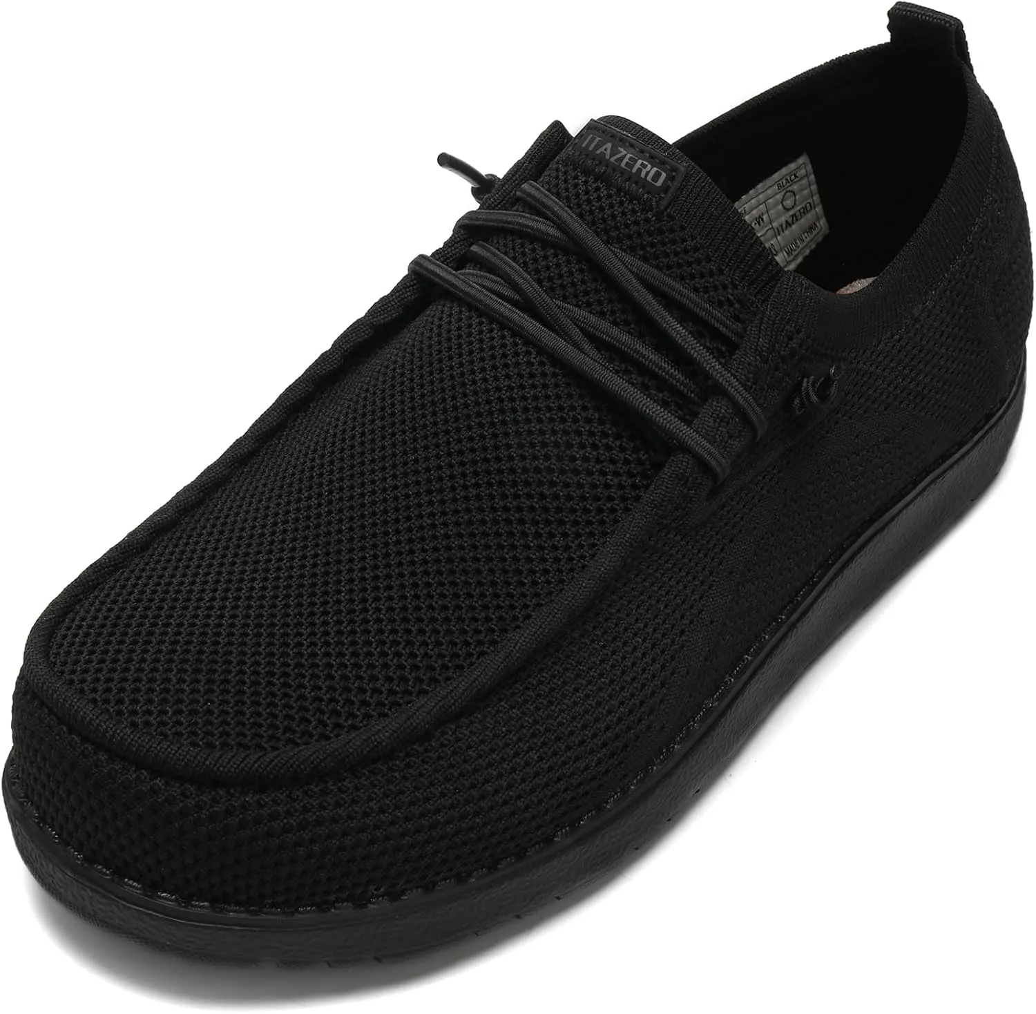 ITAZERO Men Extra Wide Shoes - 4E to 5E Wide Toe Box Shoes for Men XX Wide Width Swollen Feet - Men's Loafers & Slip-ons with Arch Support Insole for Plantar Fasciitis