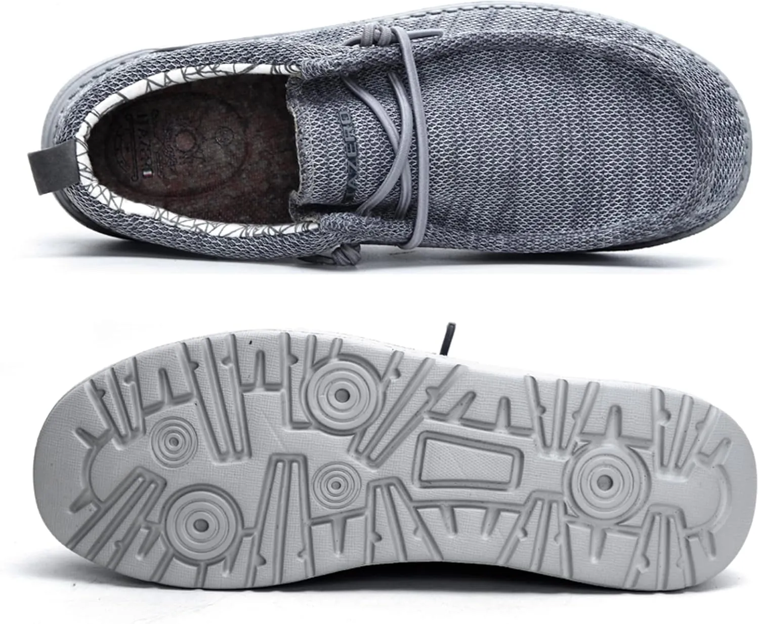 ITAZERO Men Extra Wide Shoes - 4E to 5E Wide Toe Box Shoes for Men XX Wide Width Swollen Feet - Men's Loafers & Slip-ons with Arch Support Insole for Plantar Fasciitis