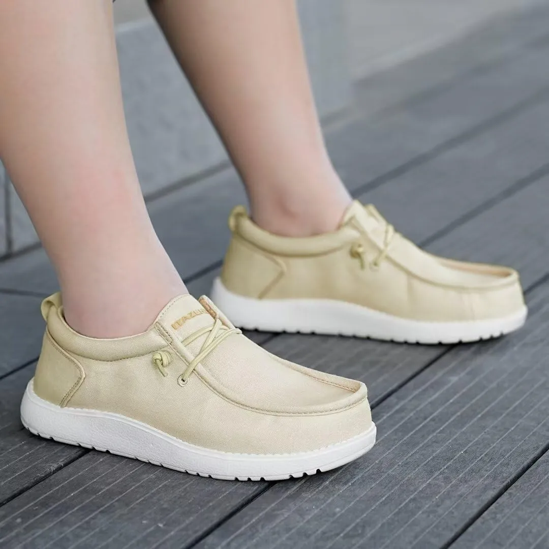 ITAZERO Wide Shoes for Women,Wide Walking Shoes for Women Slip On Loafer with Arch Support,Diabetic Women's Shoes Wide Width