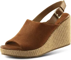 JATAREA Leather Wedge Sandals for Women | Women's Sandals Perfect for Summer