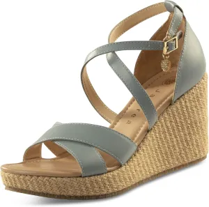 JATAREA Leather Wedge Sandals for Women | Women's Sandals Perfect for Summer
